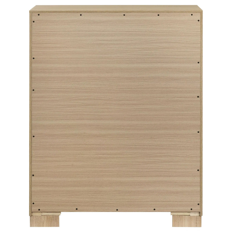 Arielle 4-drawer Bedroom Chest of Drawers Light Oak by Unique Piece Furniture