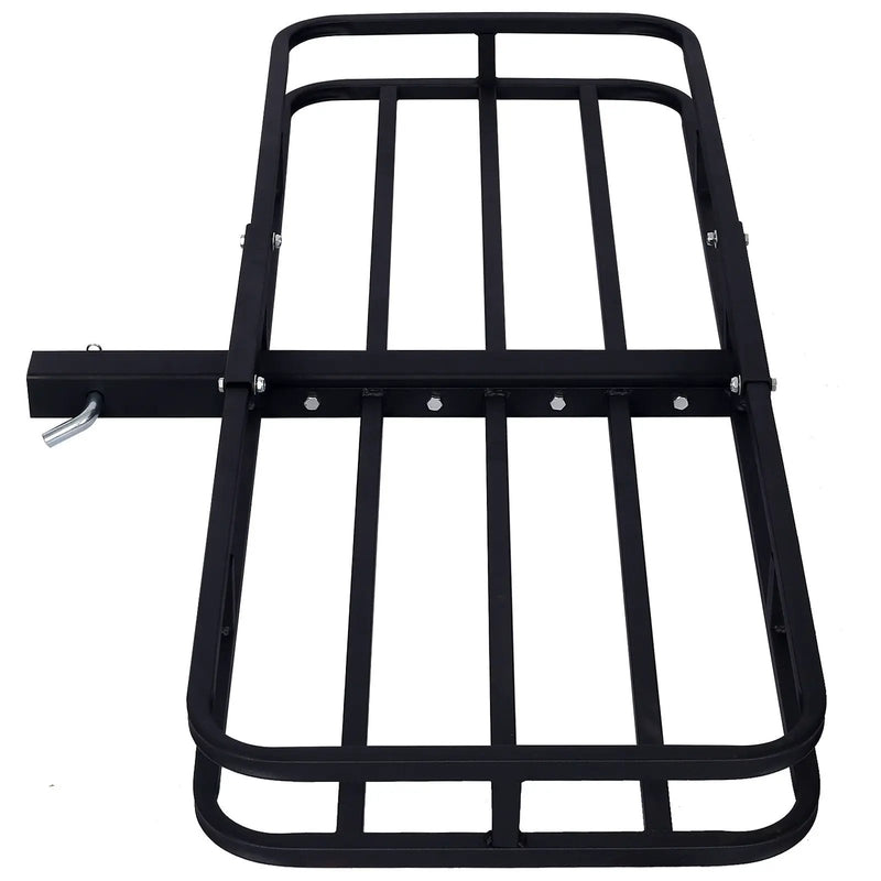 Heavy Duty Steel Hitch Mount Cargo Carrier Rack For SUV, Truck, Car With 2" Receiver - Black by HouseOfZazla