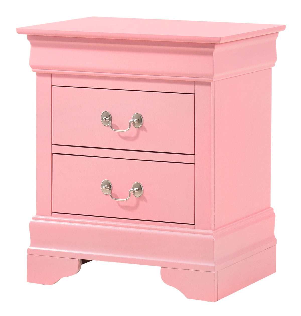 Traditional Style Design Nightstand with Classic Accent - Multiple Colors, photo 30 of 40