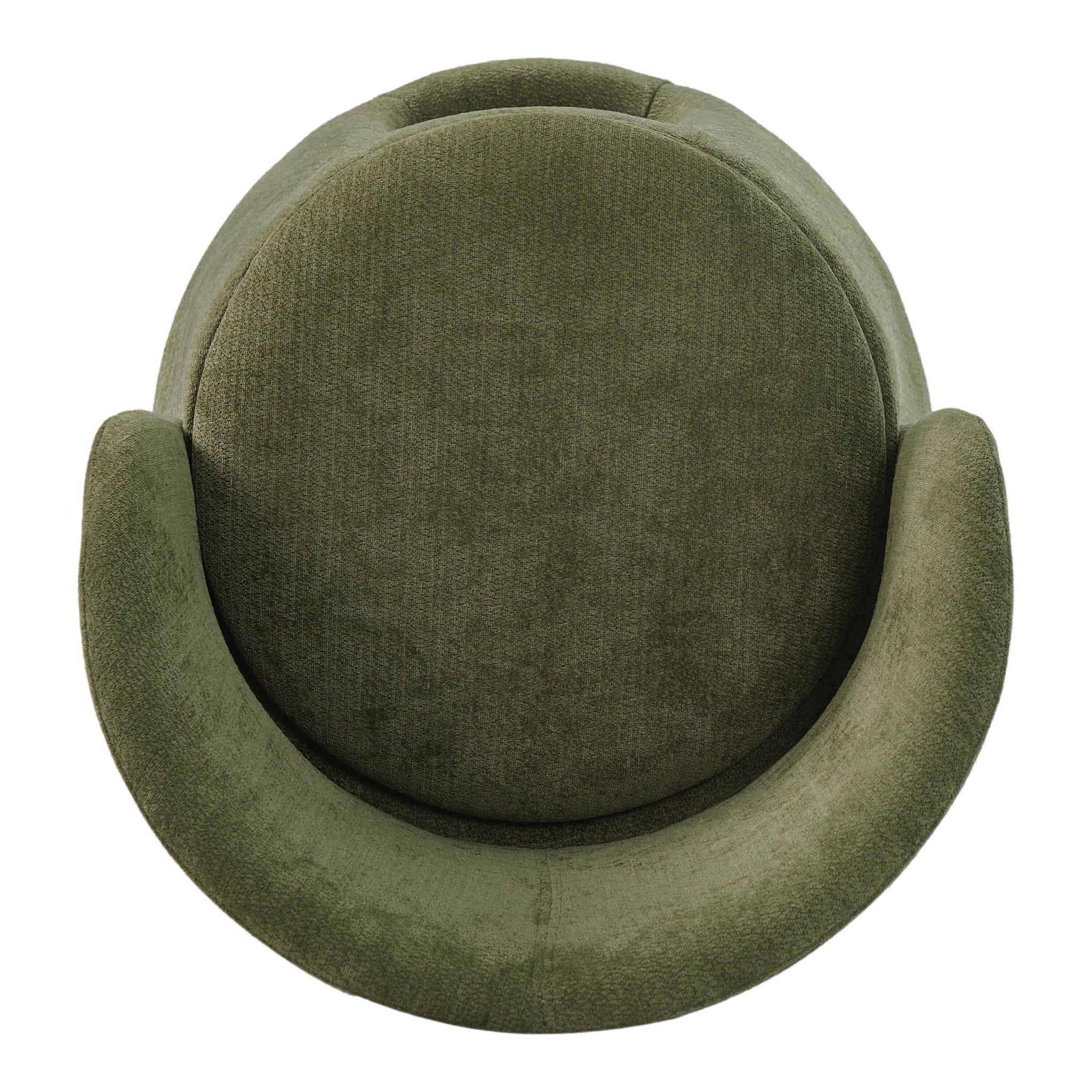 Green Pet Friendly Chair with Hidden Pet Nook and Convertible Stool by HouseOfZazla