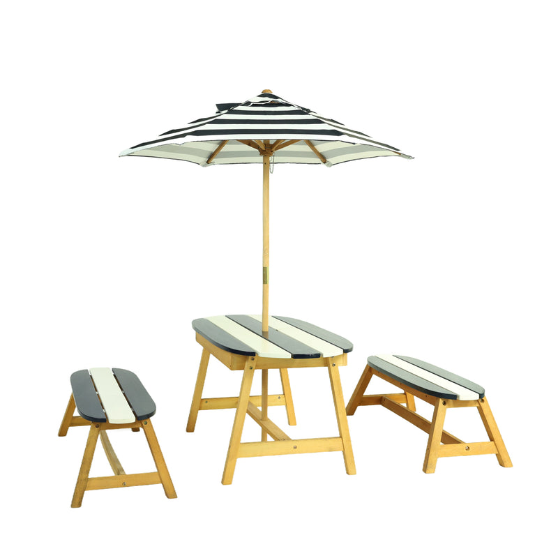 Naturally Playful Kids Picnic Table with Umbrella by HouseOfZazla