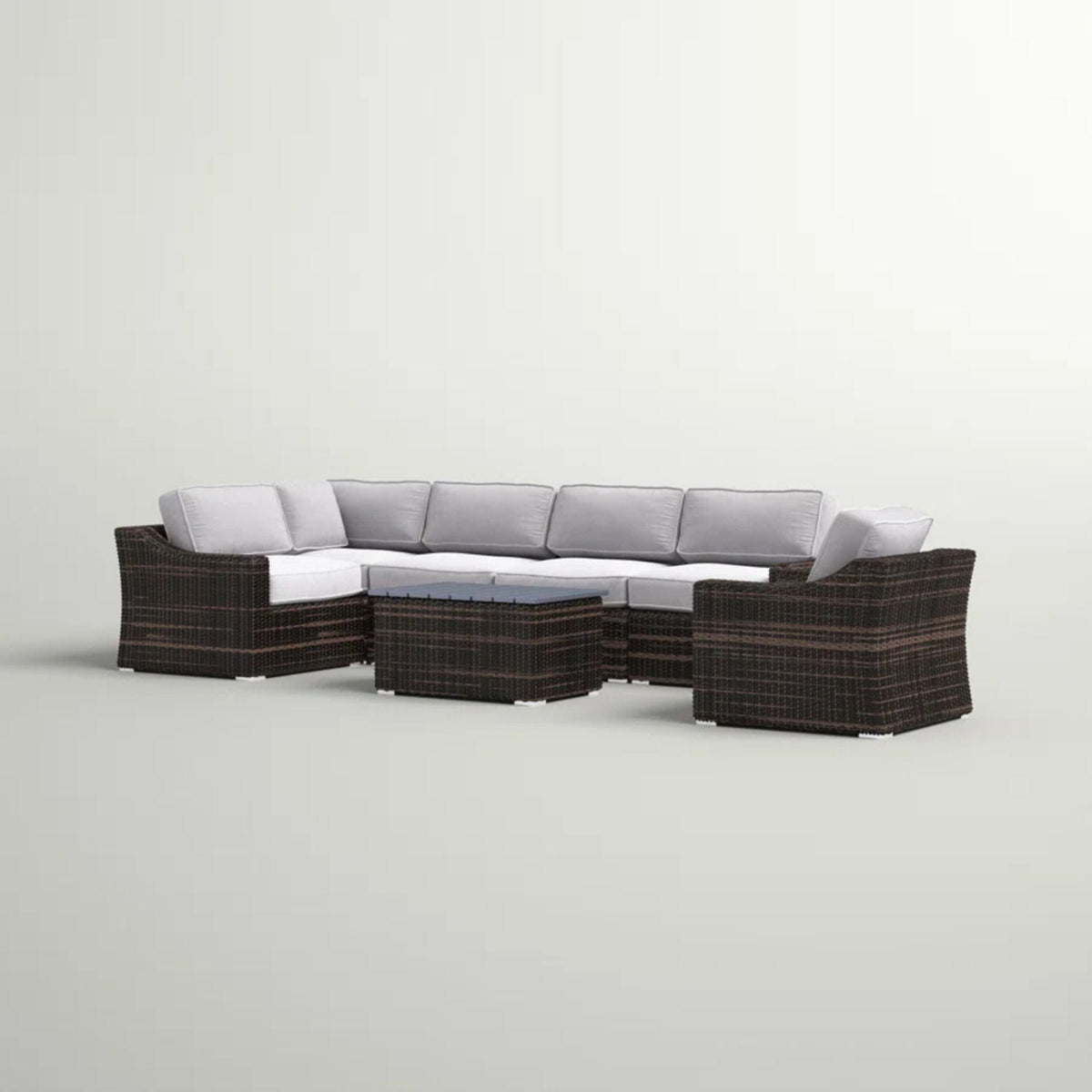 Stylish Sofa Seating Group With Cushions - Multiple Set Options, Dark Gray, Gray, or Dark Brown, photo 10 of 40