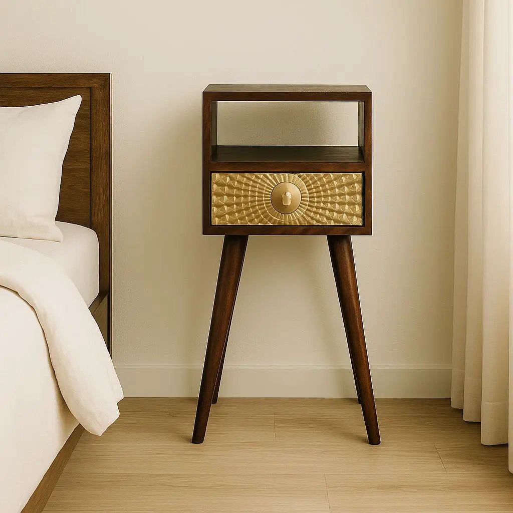 Eden - Mini Nightstand - Chestnut by Unique Piece Furniture