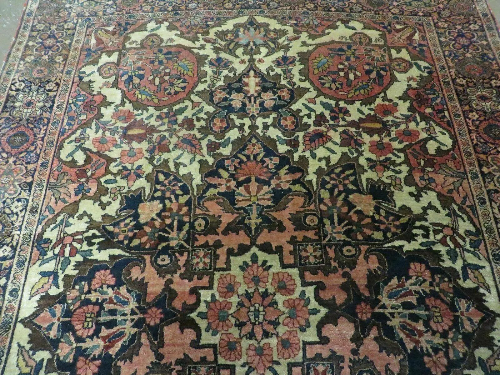 4' X 6' Antique Ultra Fine Handmade India Floral Oriental Wool Rug Carpet Nice by Jewel Rugs