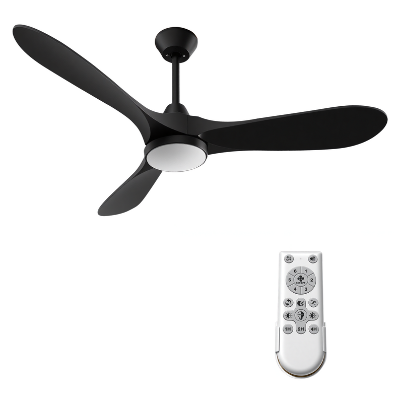 Ceiling Fans with Lights and Remote Control, 52 Inch by HouseOfZazla