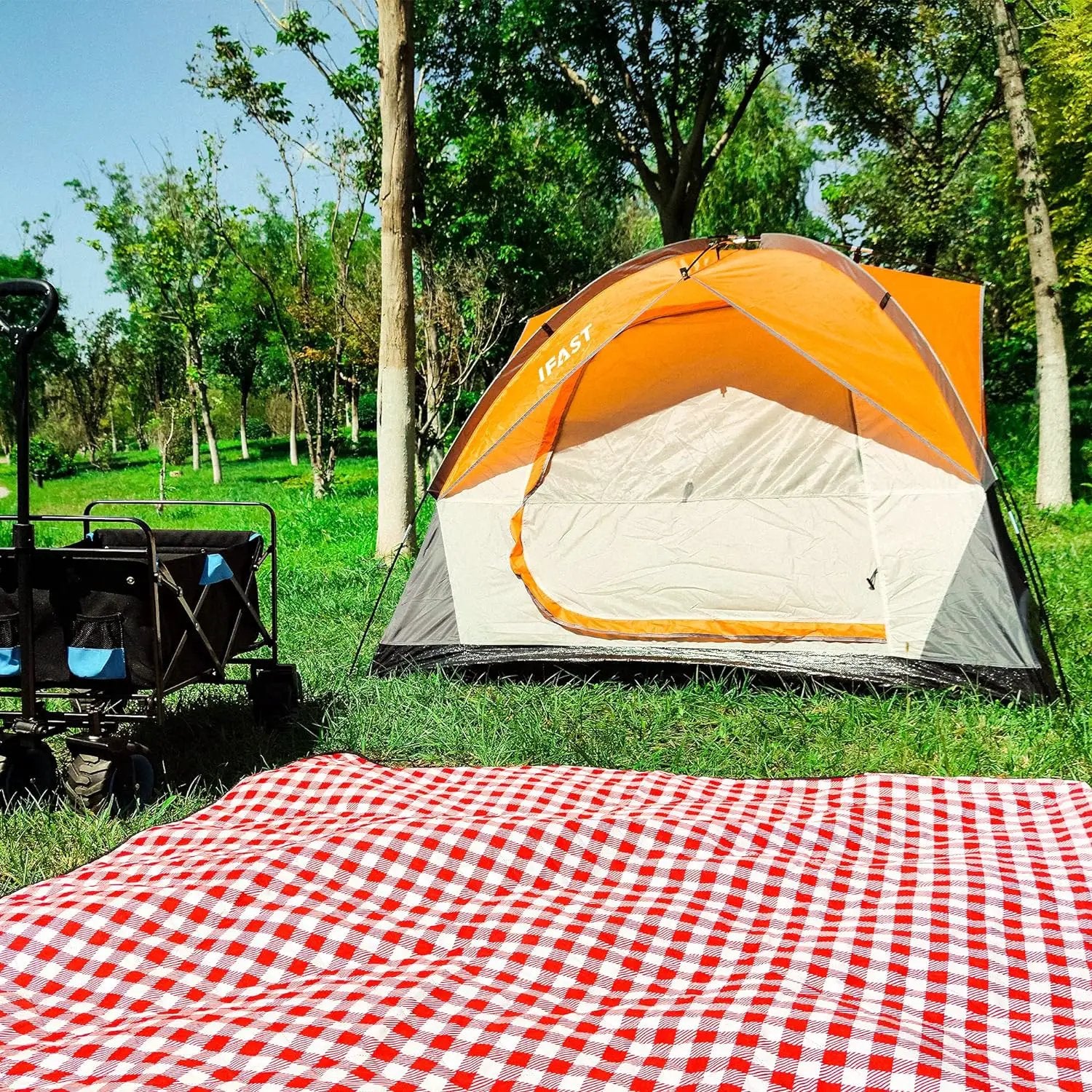 Person Family Camping Tent by HouseOfZazla