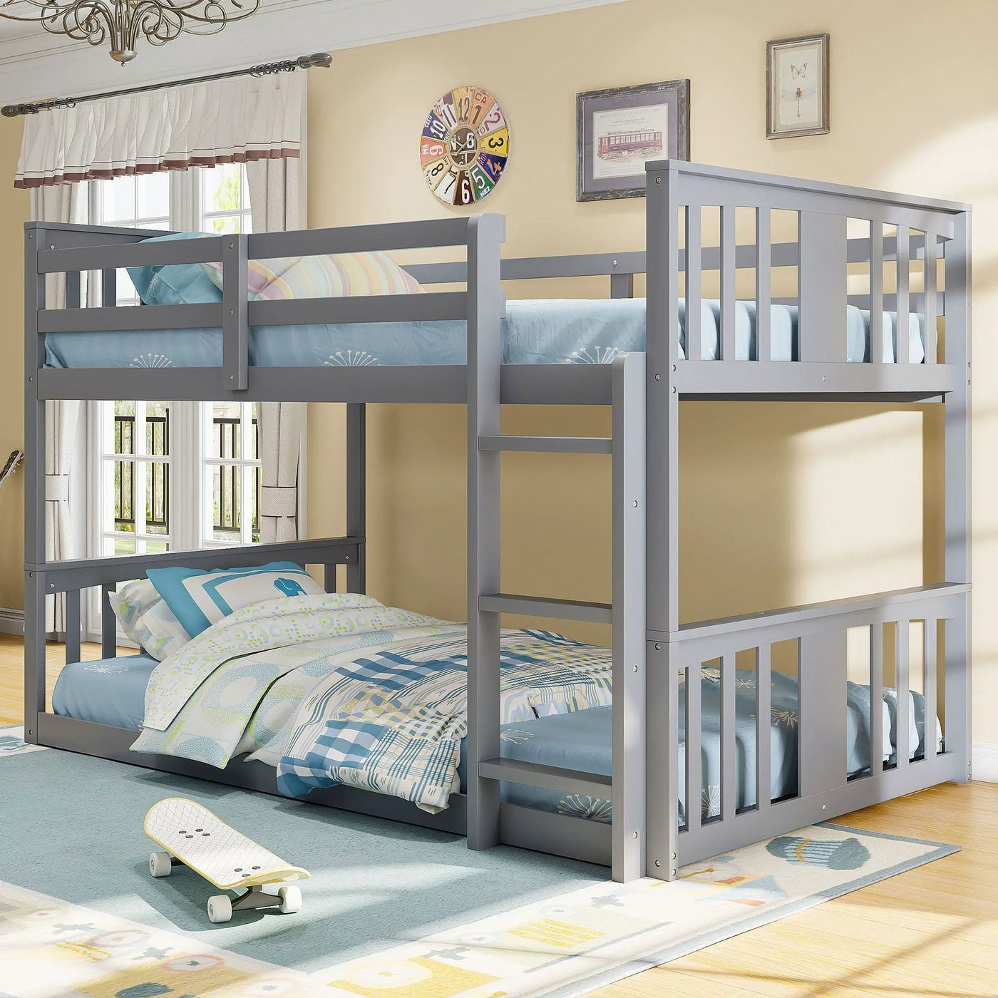 Solid Construction Bunk Bed & Ladder by HouseOfZazla
