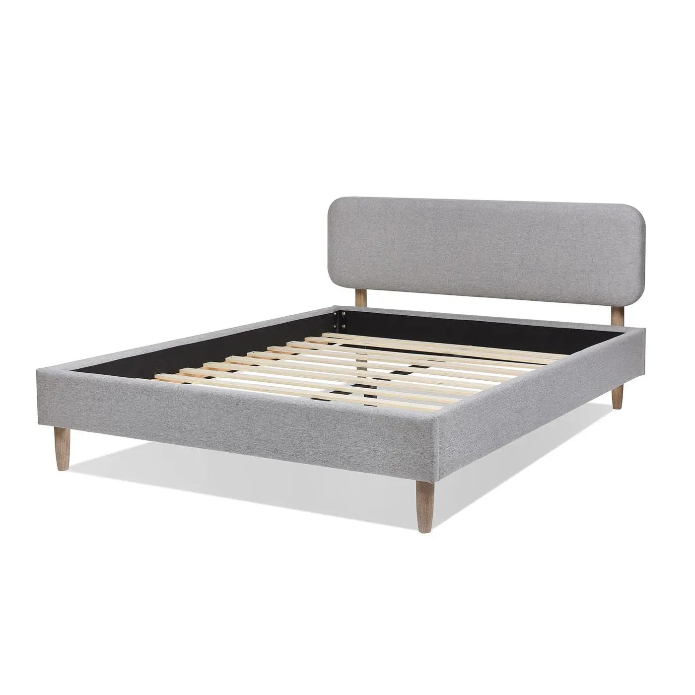Diego - Low Upholstered Platform Bed by HouseOfZazla