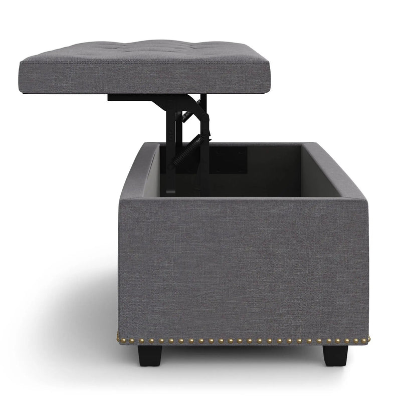 Hamilton - Upholstered Lift Top Rectangular Storage Ottoman by Unique Piece Furniture