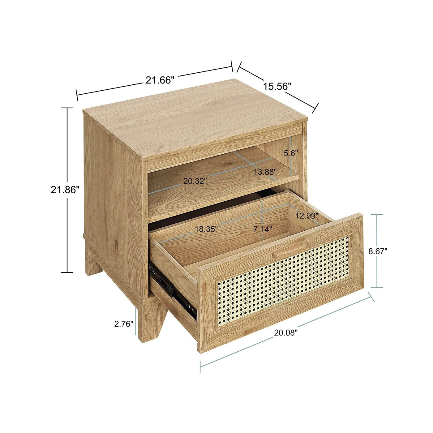 Sheridan - Nightstand With 1 Drawer by HouseOfZazla