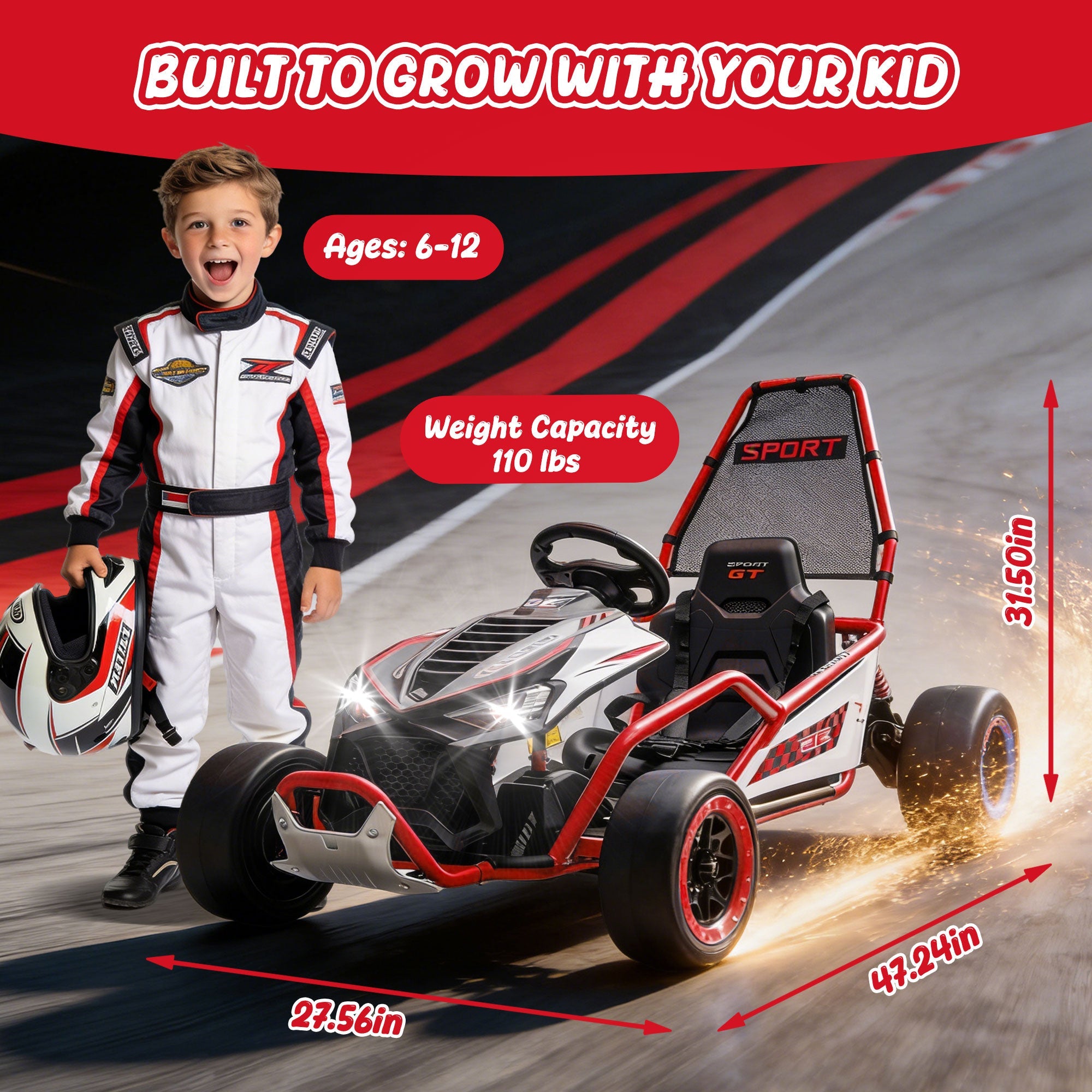 24V 400W Electric Kids Ride-On Toy by HouseOfZazla