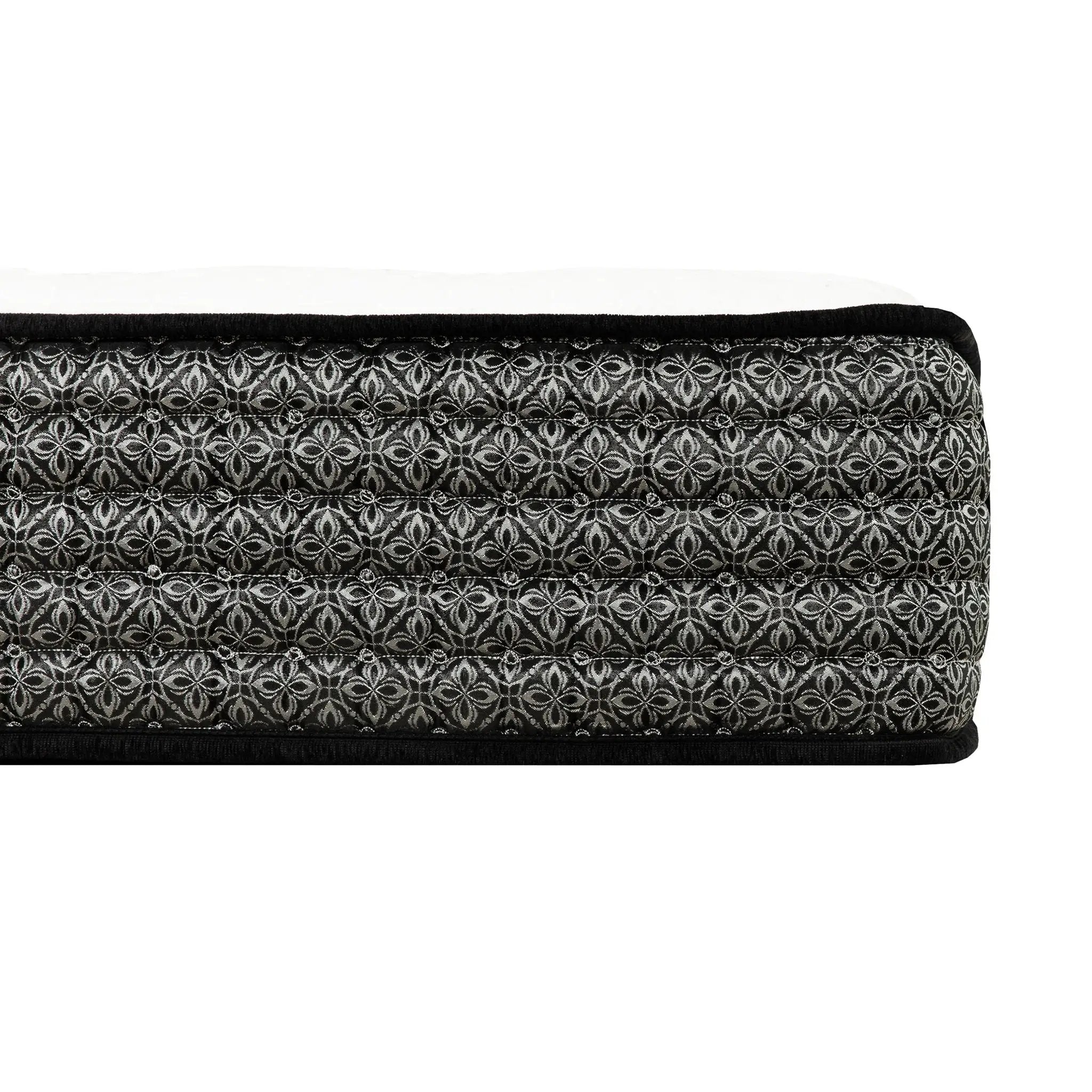 12" Premium Hybrid Mattress In A Box Soft Gel Memory Foam Top With Cooling Technology - Gray / White - Queen by Unique Piece Furniture