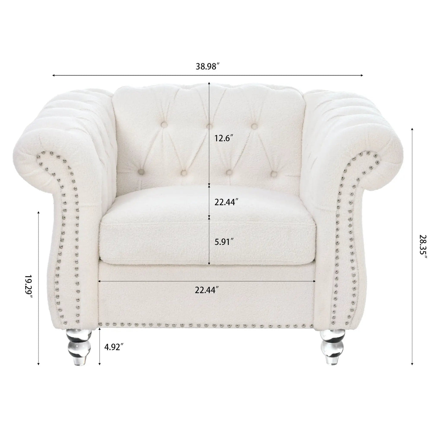 1 Seater Sofa For Living Room by HouseOfZazla