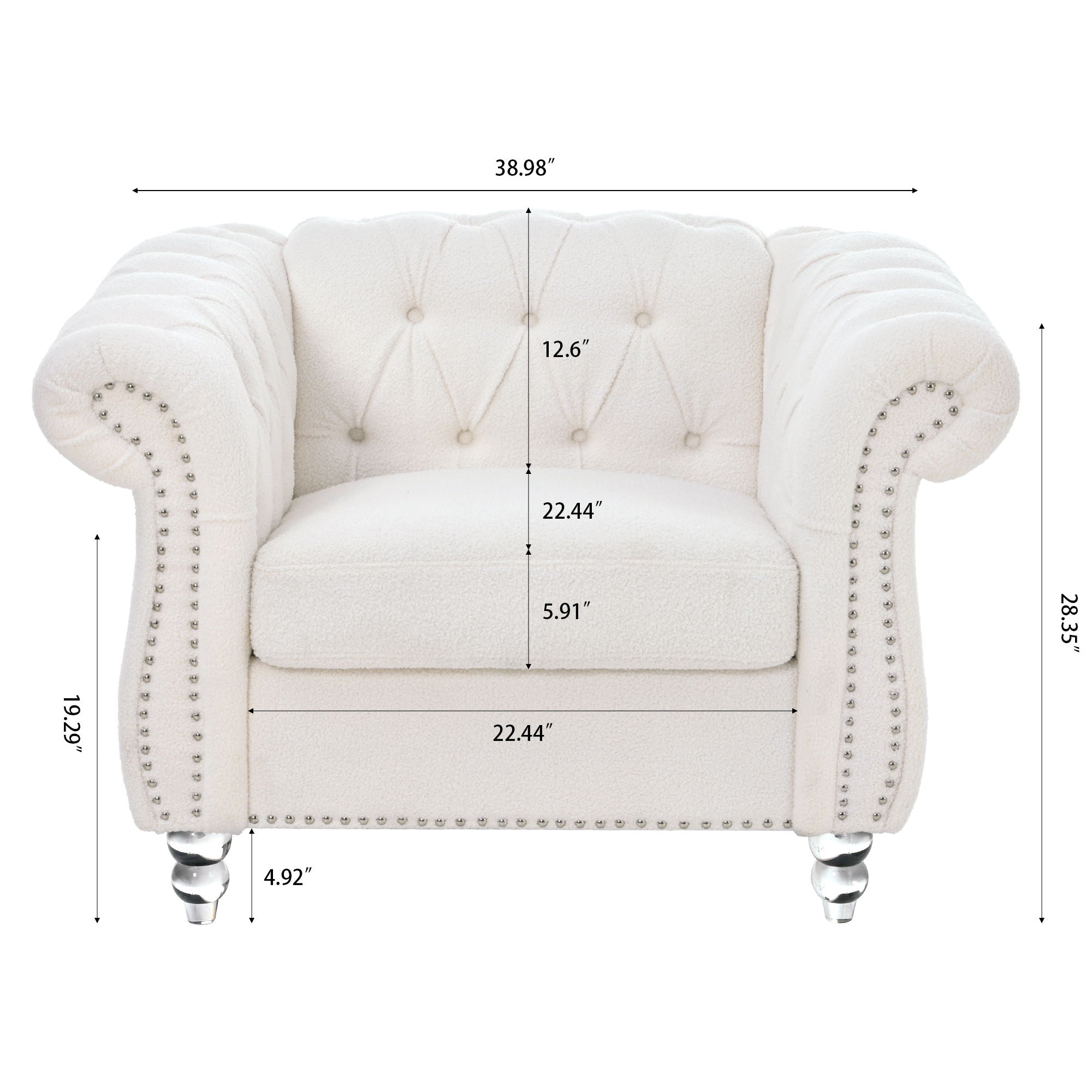 1 Seater Sofa For Living Room by HouseOfZazla