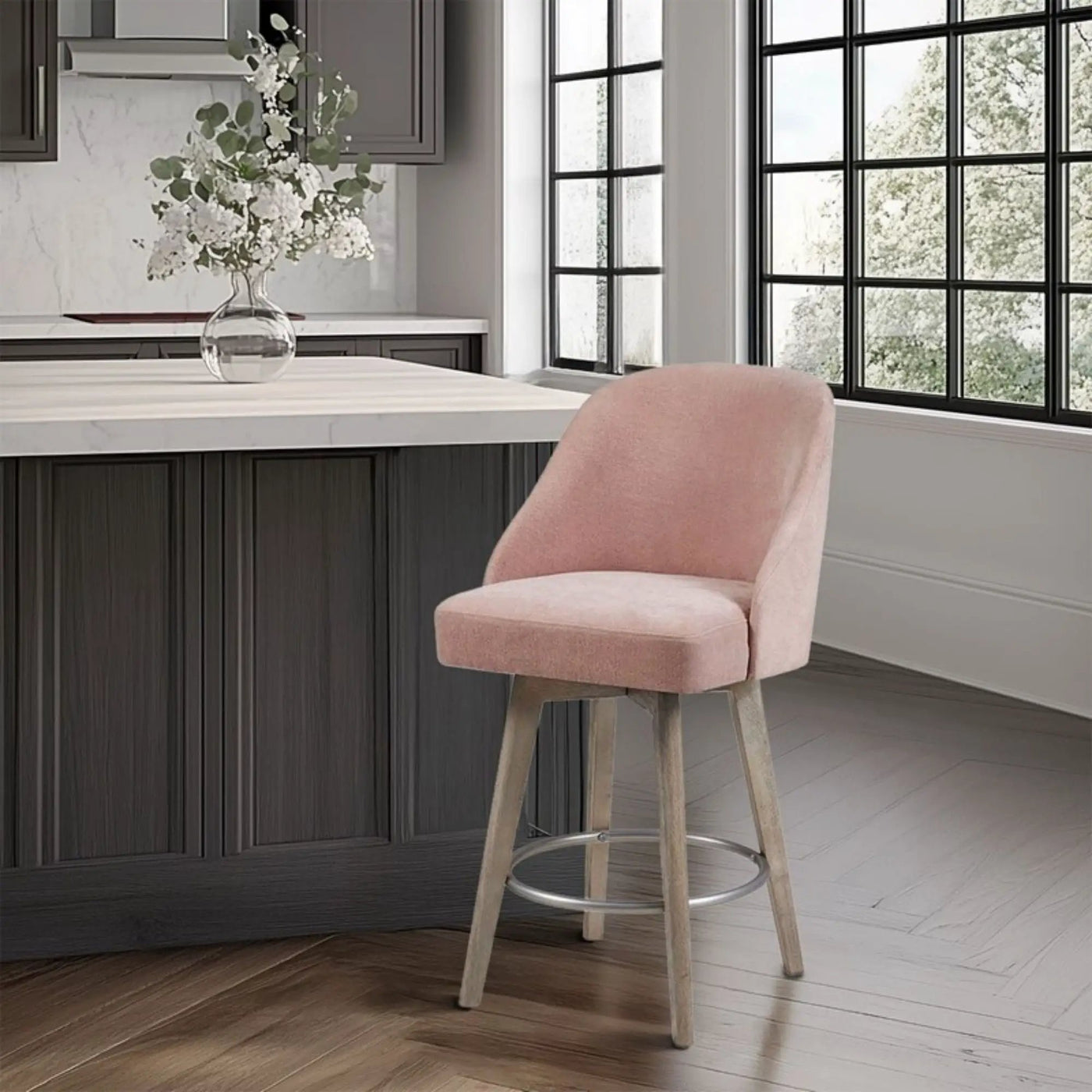 Pearce - Bar Stool With Swivel Seat by HouseOfZazla