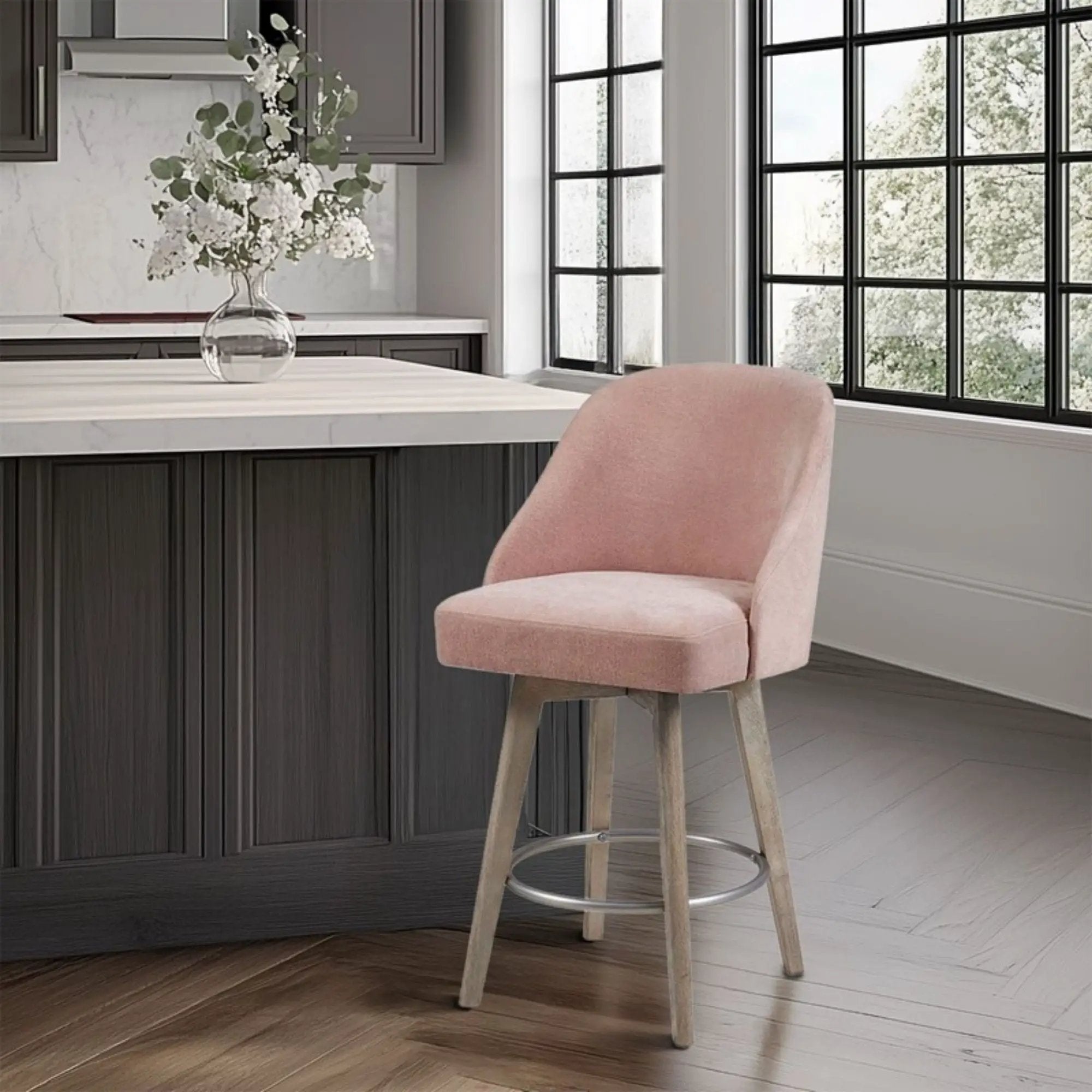 Pearce - Bar Stool With Swivel Seat by HouseOfZazla
