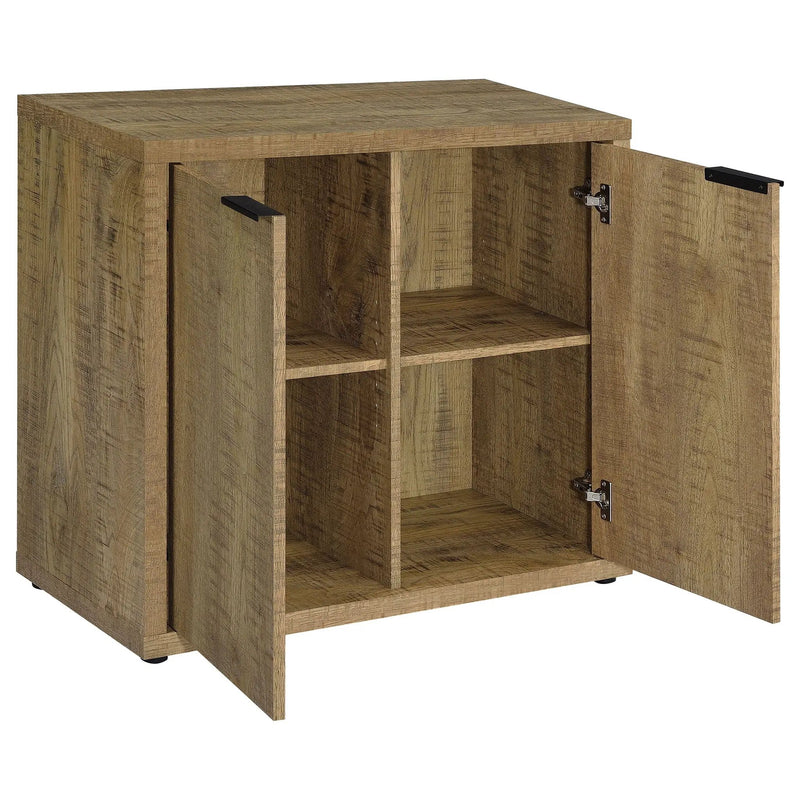 Pepita 2-door Engineered Wood Accent Cabinet Mango Brown by Unique Piece Furniture
