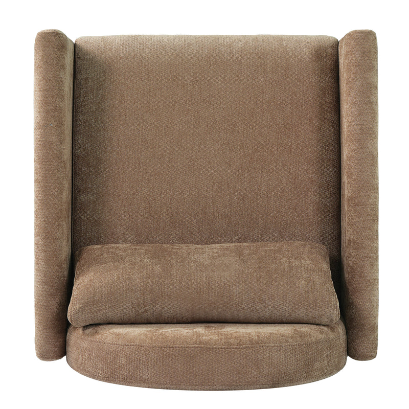 Coffee Pet Friendly Accent Chair with Hidden Pet Nook by HouseOfZazla