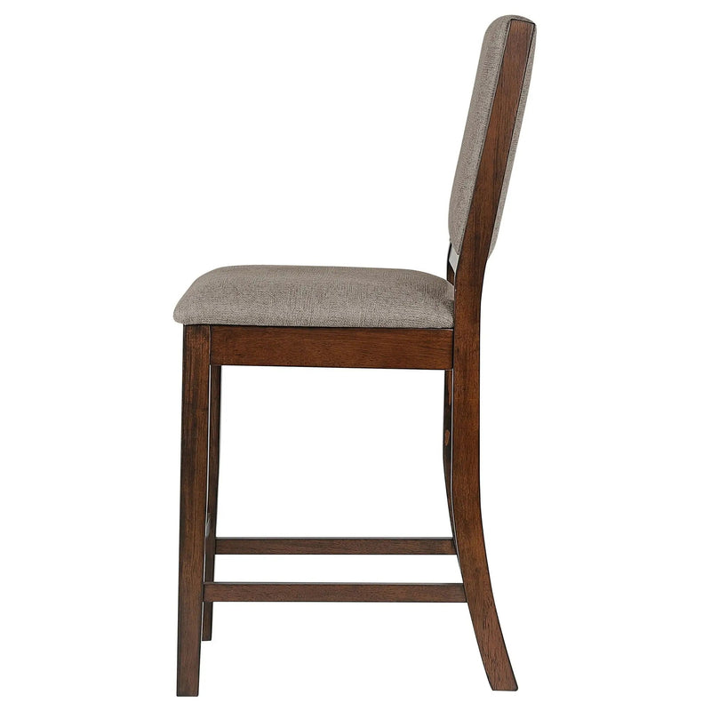 Allen - Upholstered Counter Chair (Set of 2) - Oak by HouseOfZazla