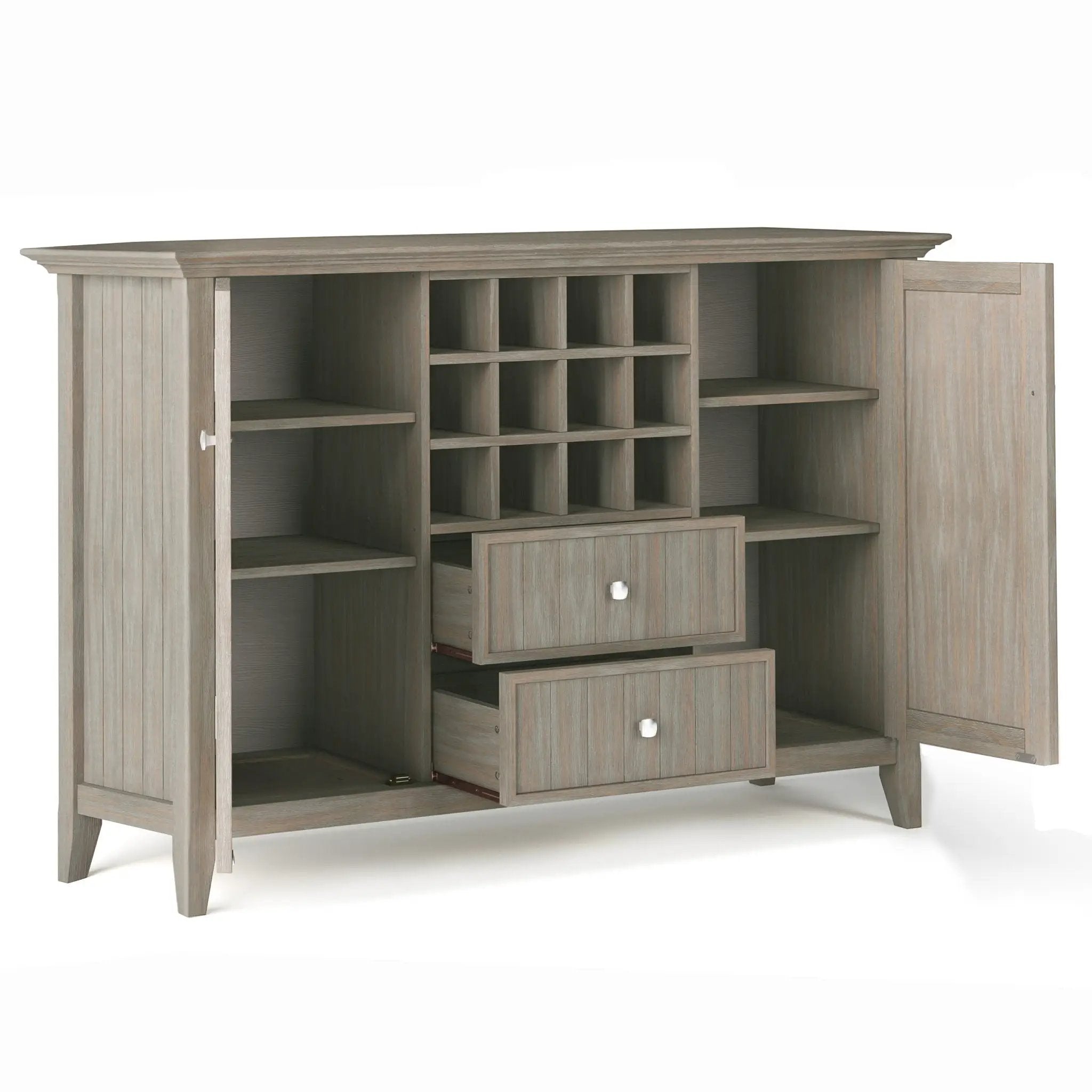 Bedford - Sideboard Buffet And Wine Rack by HouseOfZazla