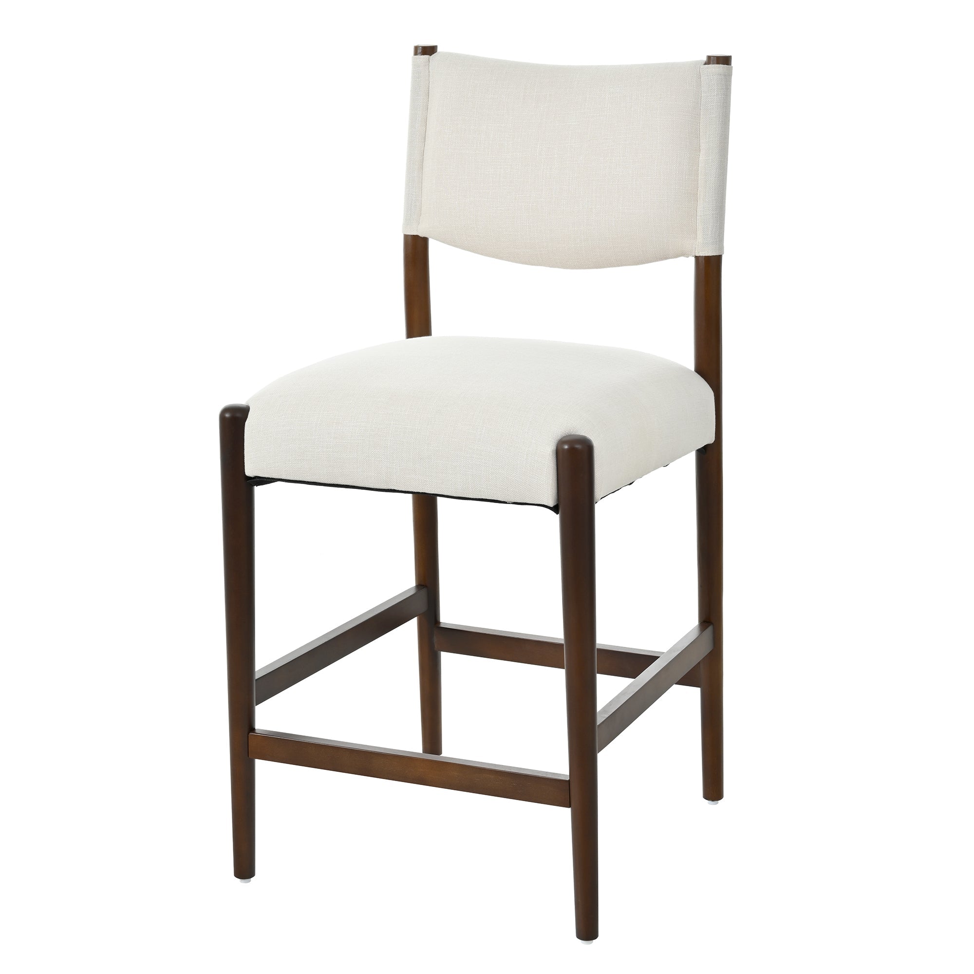 26.4" Solid Wood Counter Height Barstools, Modern Bar Stools Set of 2 by HouseOfZazla