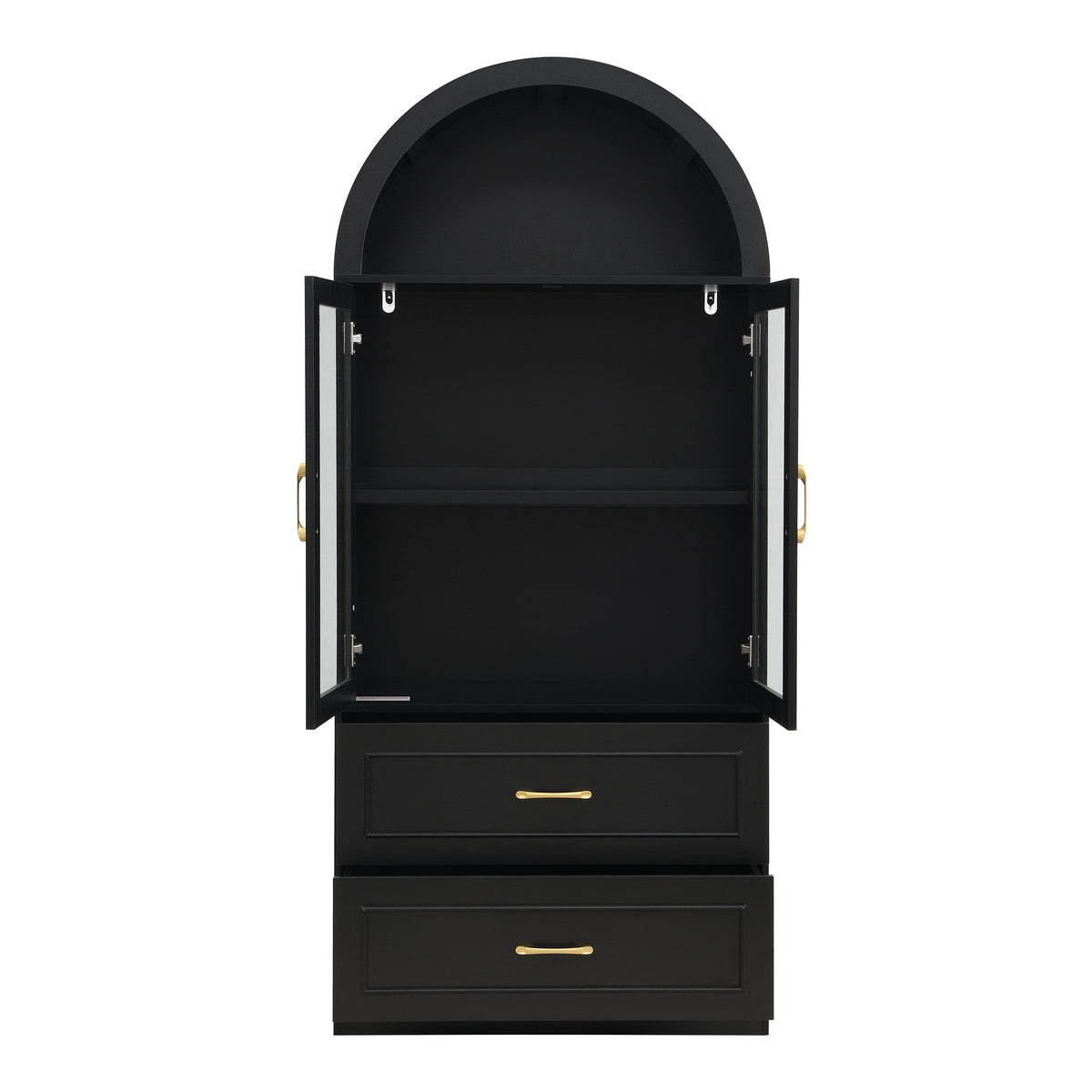 Modern Minimalist Arched Top Storage Cabinet, photo 10 of 10