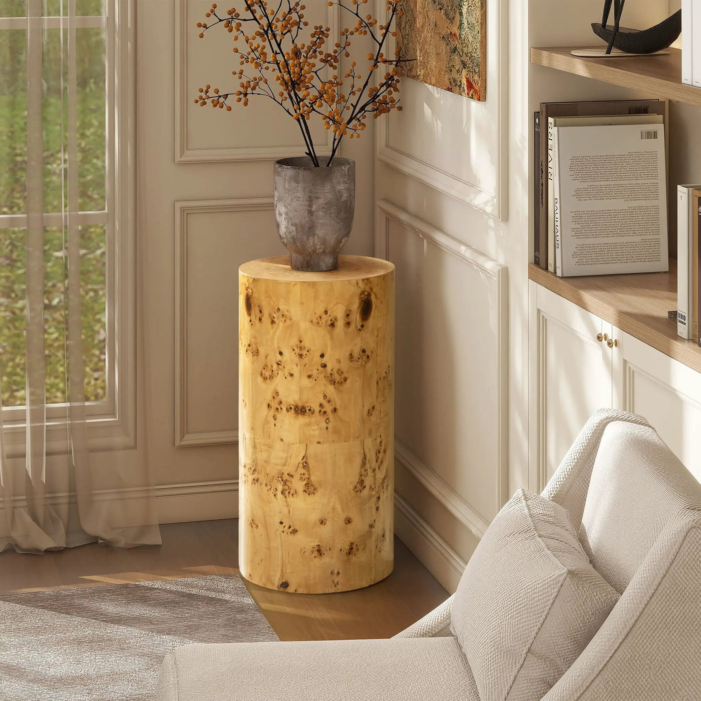 Nebula - Accent Pillar Side Table by HouseOfZazla