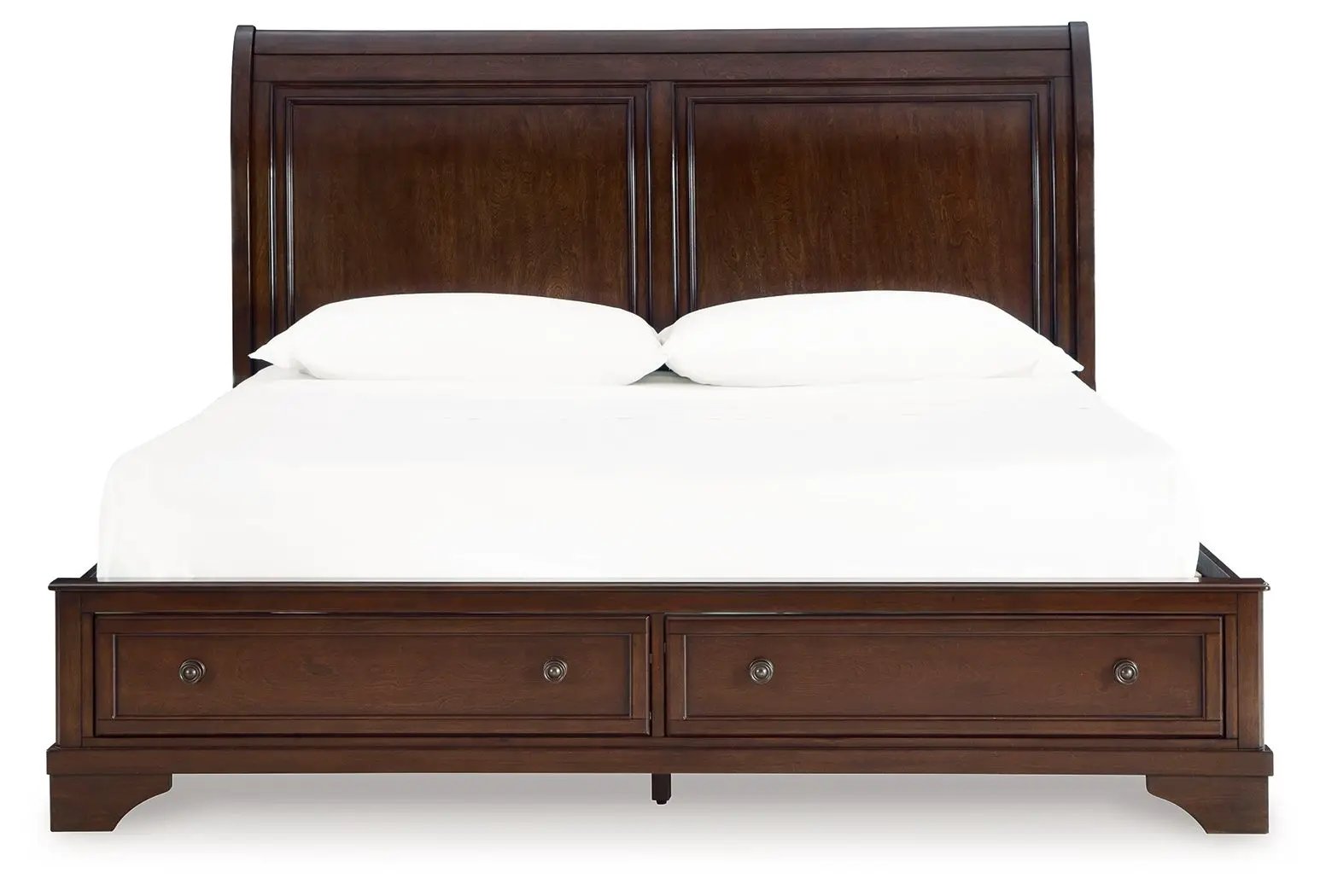 Trellington - King Sleigh Storage Bed - Brown by Unique Piece Furniture