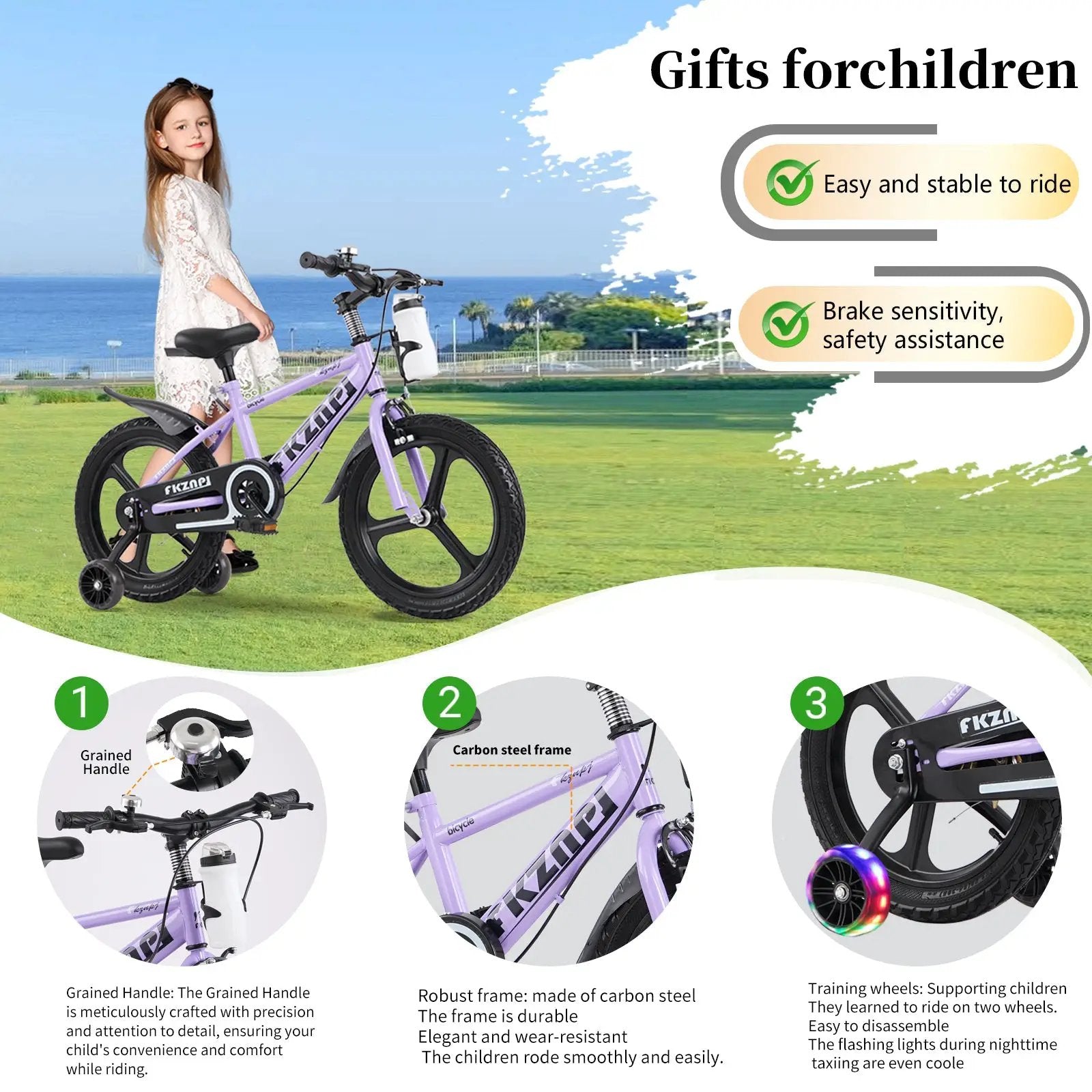 FKZNPJ Kids Bike 18 Inch by HouseOfZazla