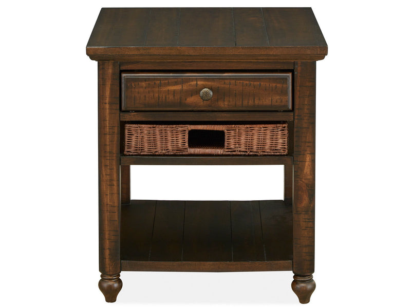 Cottage Lane - Wood Rectangular End Table - Coffee, photo 5 of 6