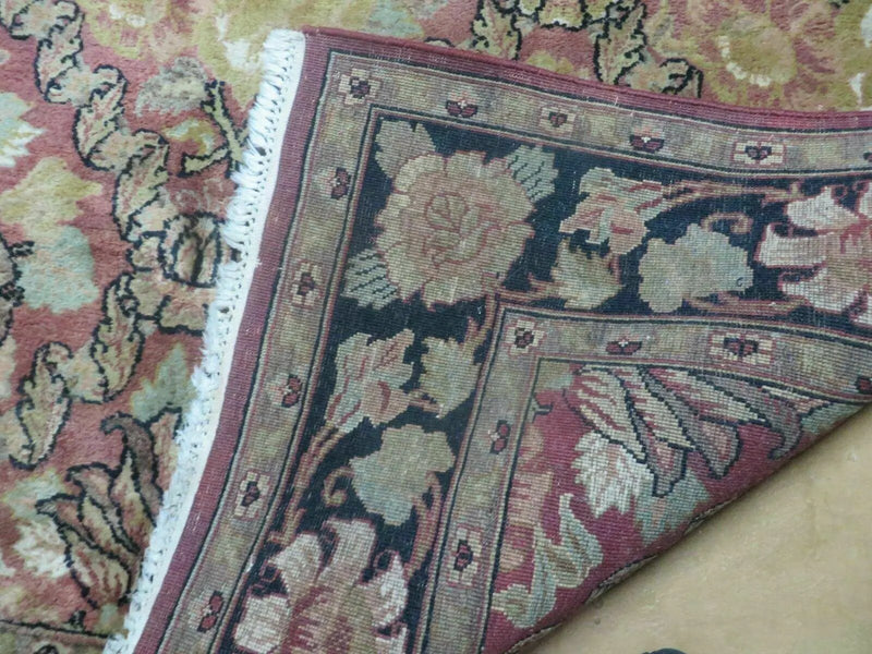 6' X 9' Handmade India Floral Oriental Wool Rug Carpet by Jewel Rugs