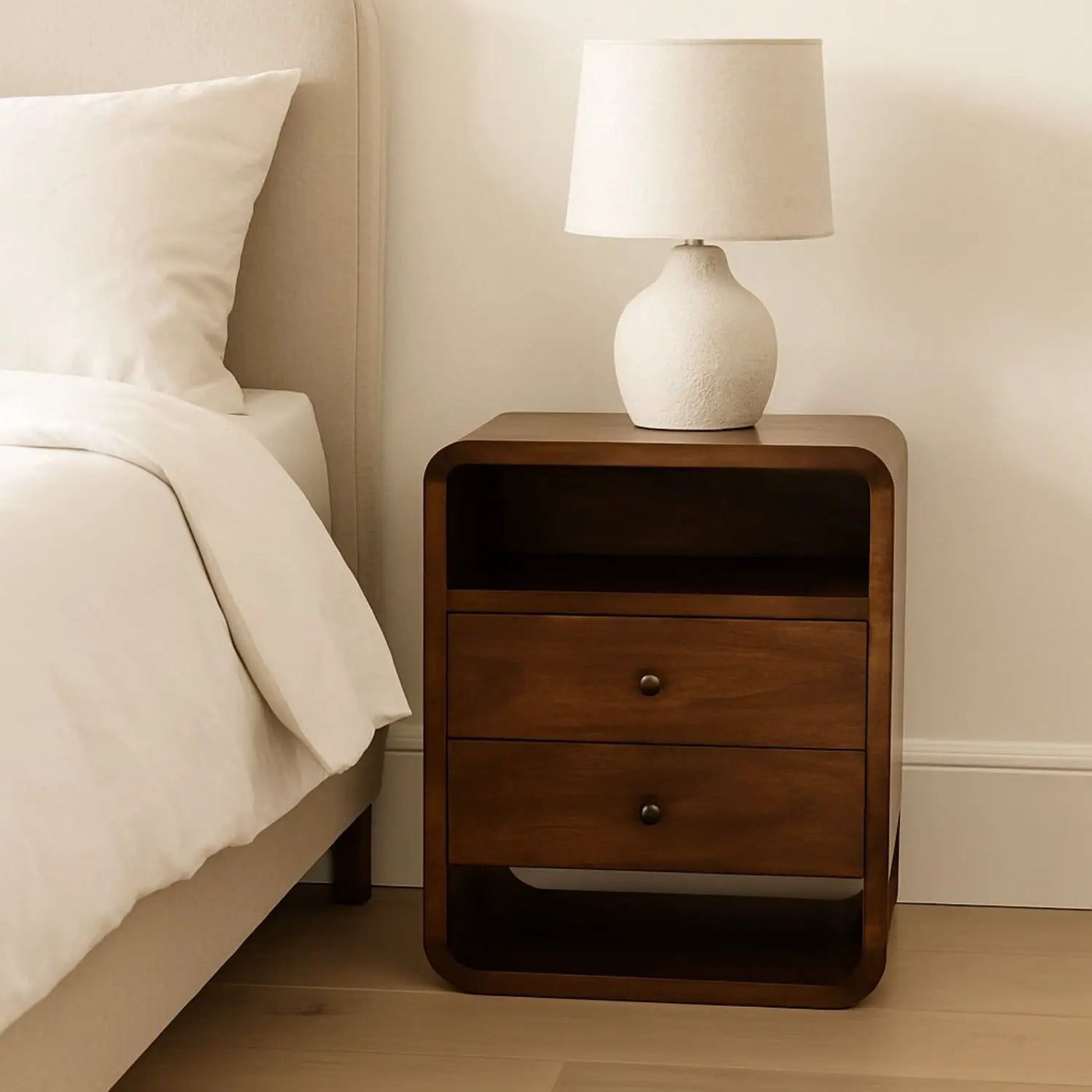 Curve Drawer Nightstand by Unique Piece Furniture
