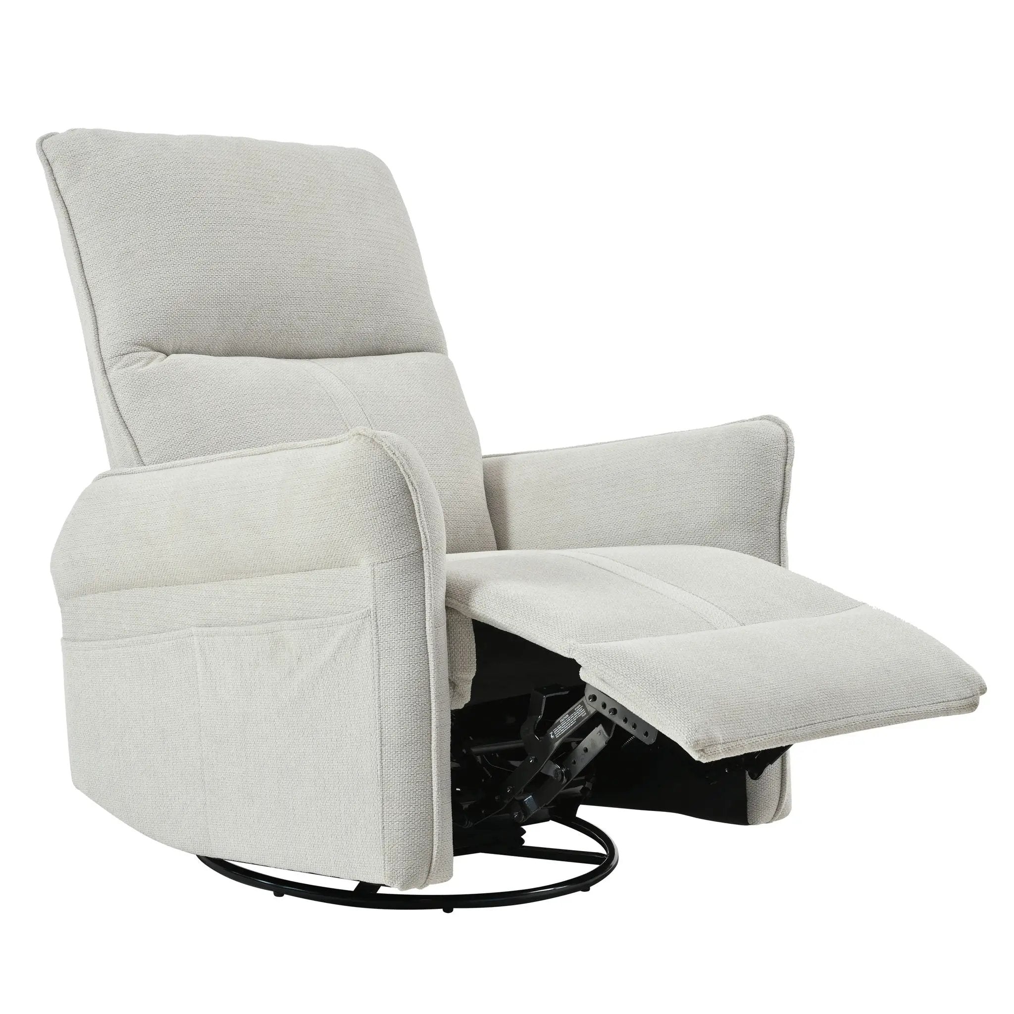 270° Power Swivel Rocker Glider Recliner Chair With USB Ports by Unique Piece Furniture