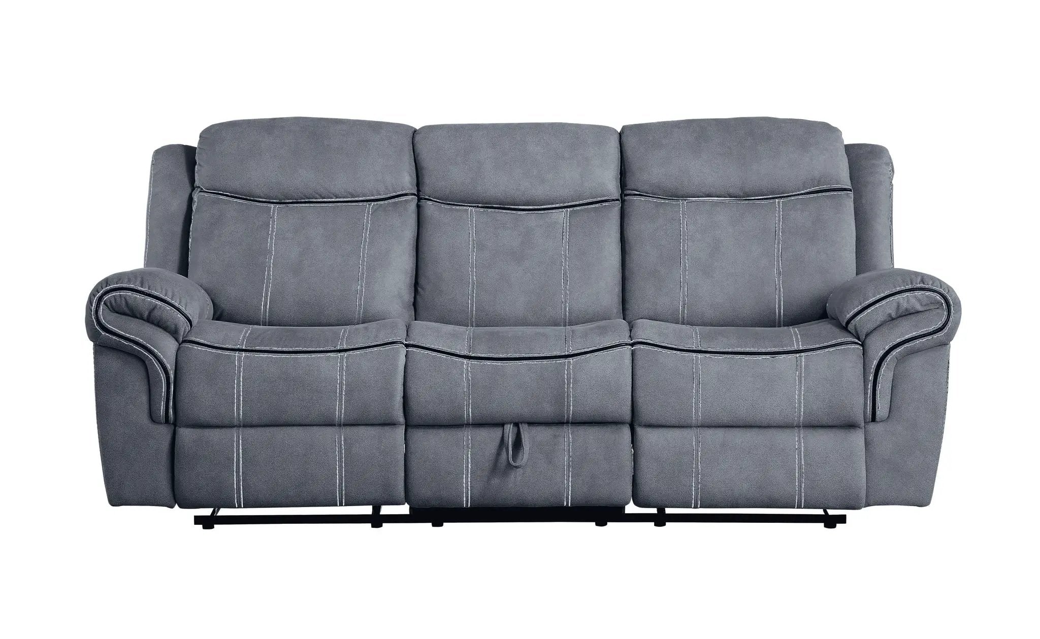 Zubaida - Two Tone 3 Piece Recliner Living Room Set by Unique Piece Furniture