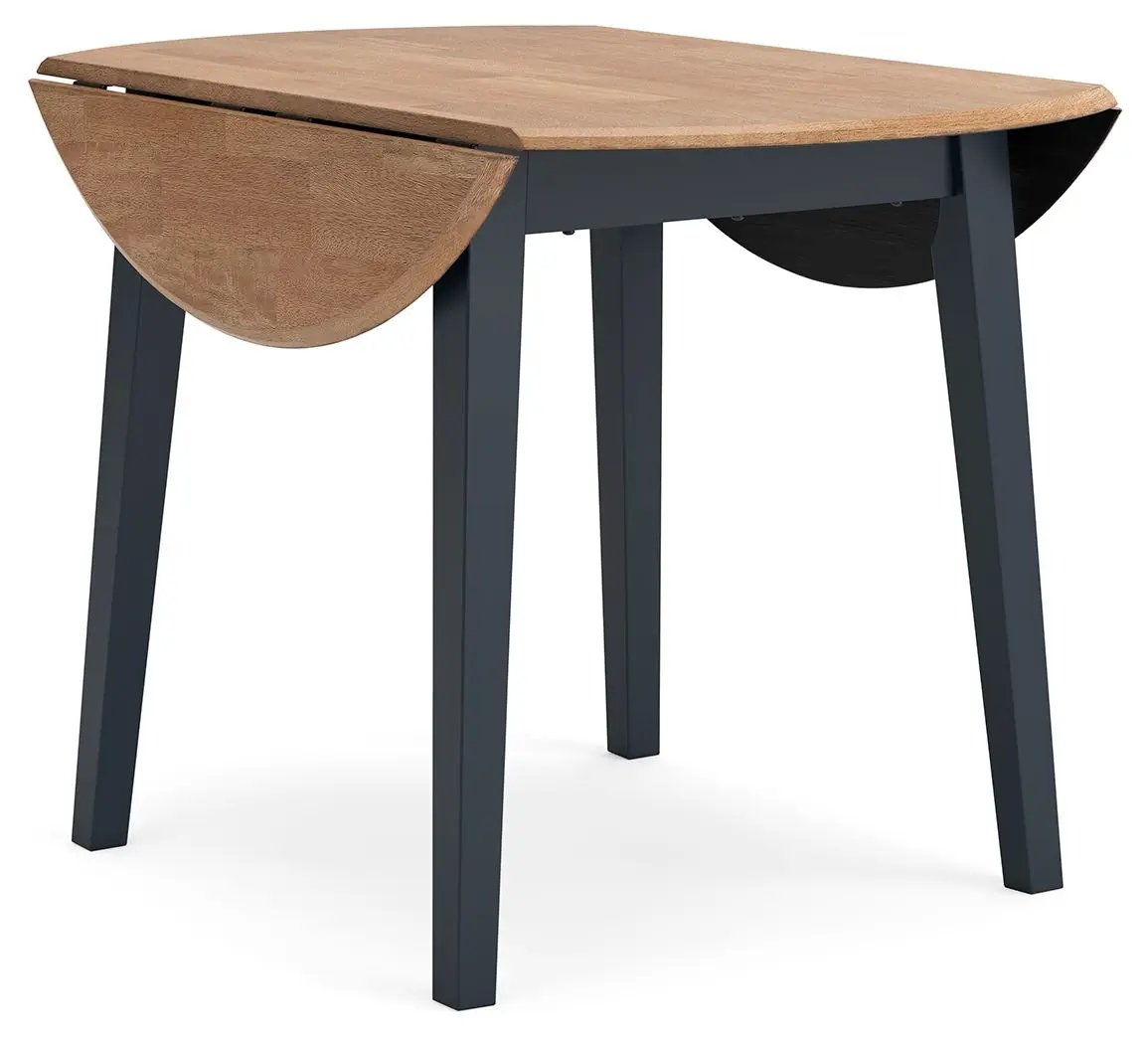 Gesthaven - Round Dining Room Drop Leaf Table by Unique Piece Furniture