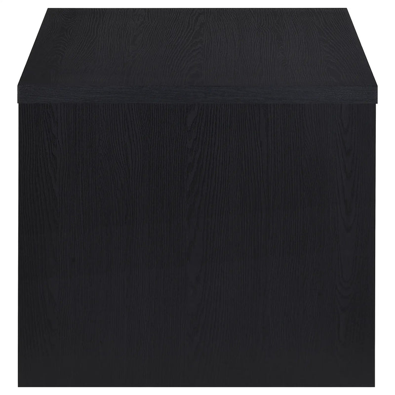 Knapp Engineered Wood Square Side End Table Black by Unique Piece Furniture