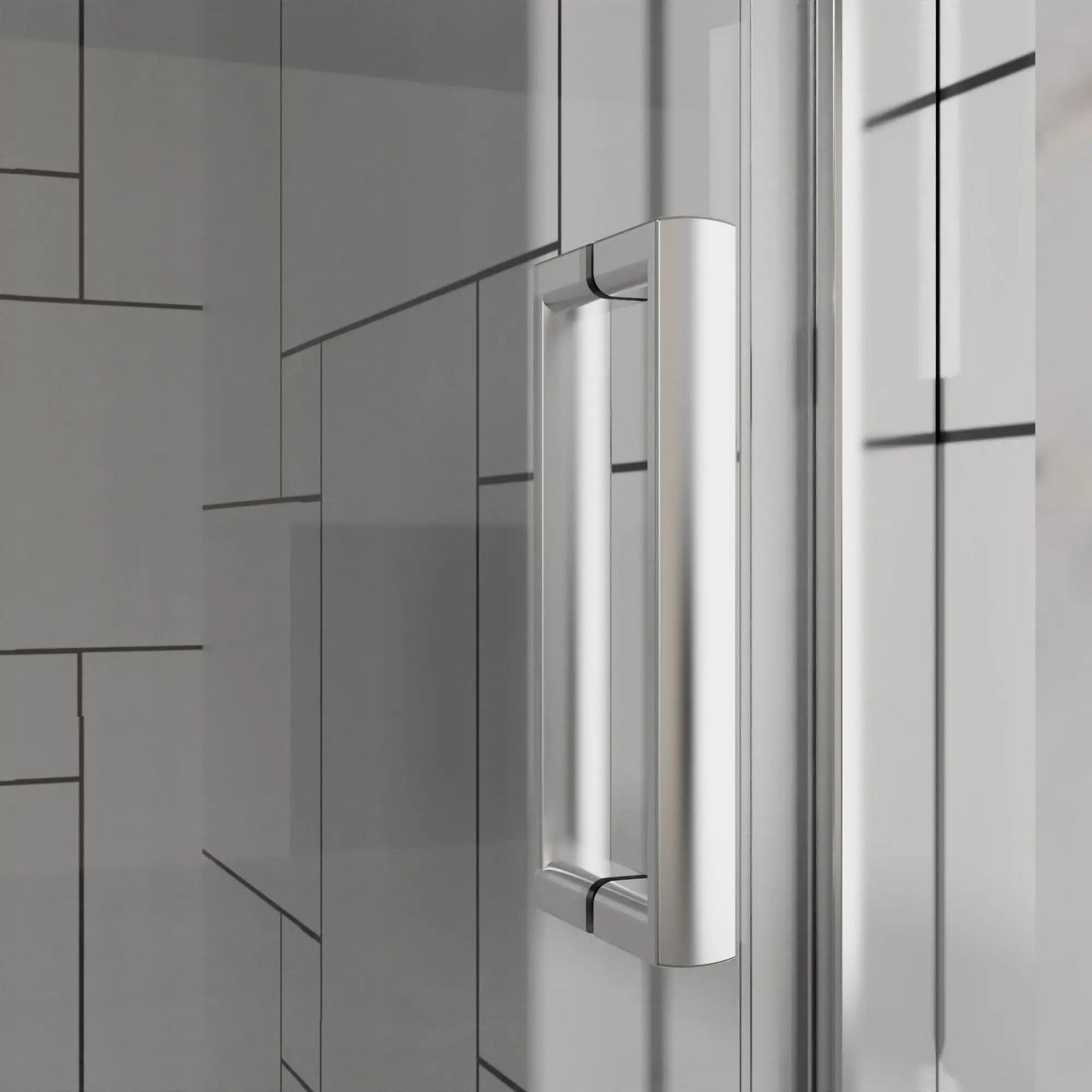 Bifold Frameless Shower Door With Tempered Clear Glass by HouseOfZazla
