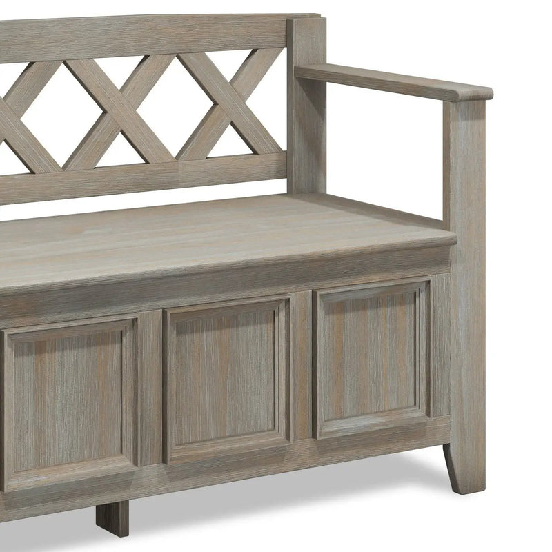 Amherst - Handcrafted Entryway Storage Bench by HouseOfZazla