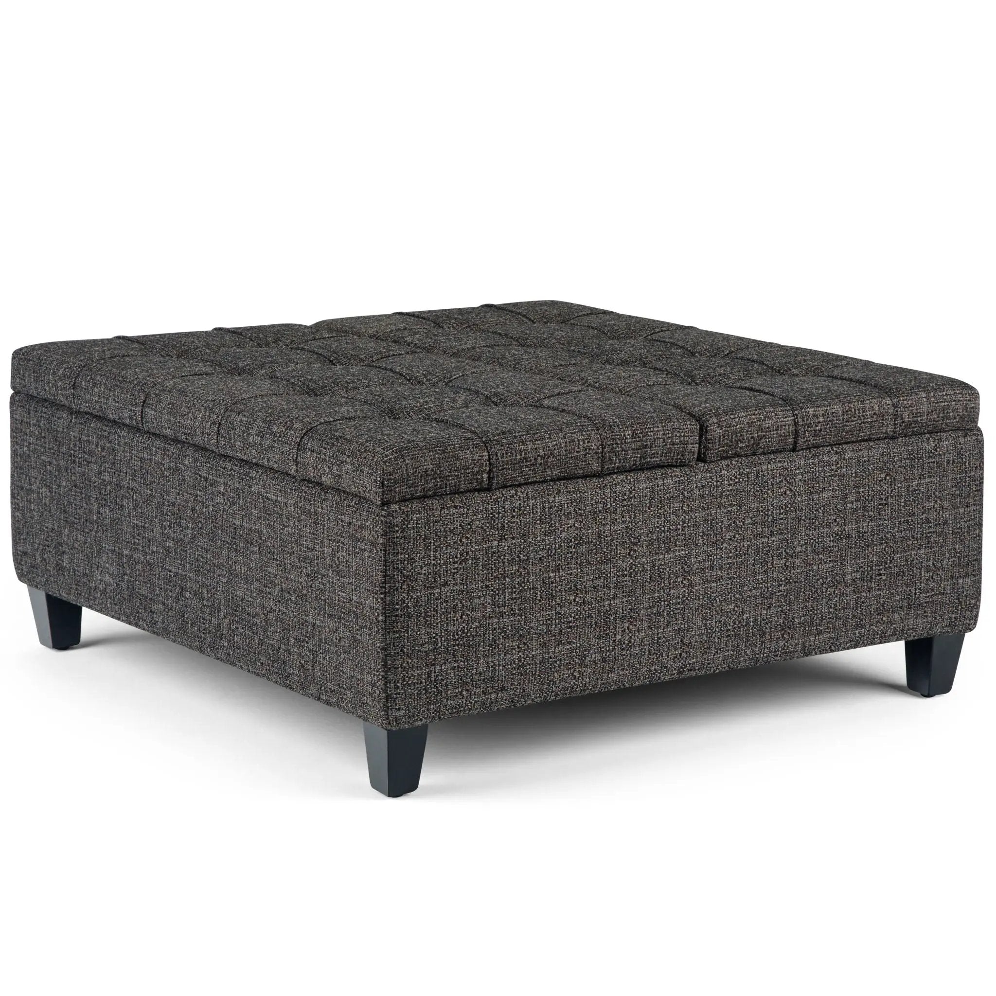 Harrison - Upholstered Coffee Table Storage Ottoman by HouseOfZazla