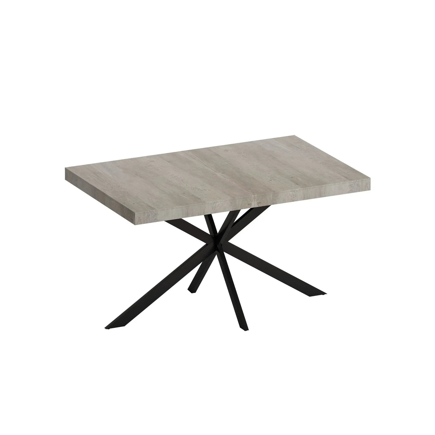 Retro Rectangular Stretch Dining Table With Embossed Center Plate by HouseOfZazla