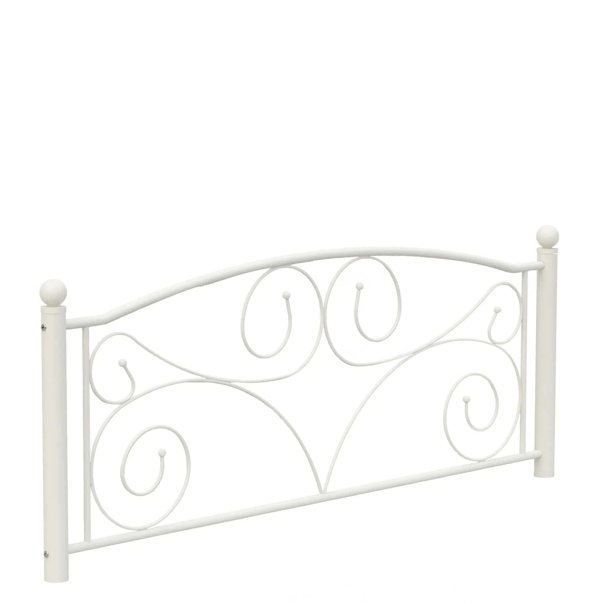 Queen Size Unique Flower Sturdy System Metal Bed Frame with Headboard and Footboard by HouseOfZazla