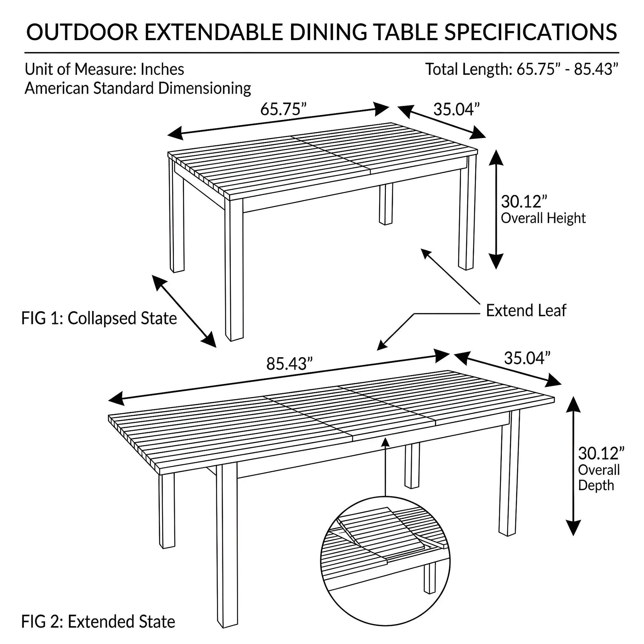 7 Pieces Acacia Wood Outdoor Dining Set by HouseOfZazla