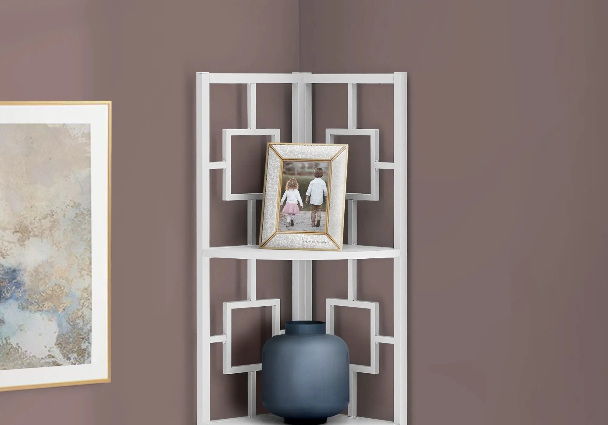 4 Tier Corner Bookshelf - Contemporary & Modern by HouseOfZazla