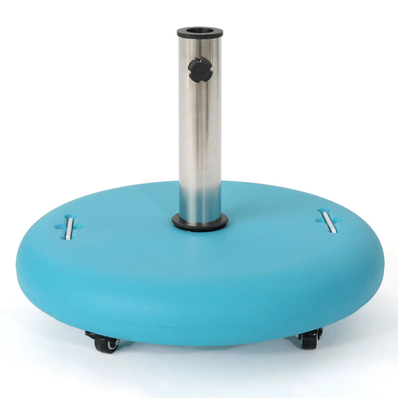 Wheelie - Round Umbrella Base with Stainless Steel Holder by HouseOfZazla