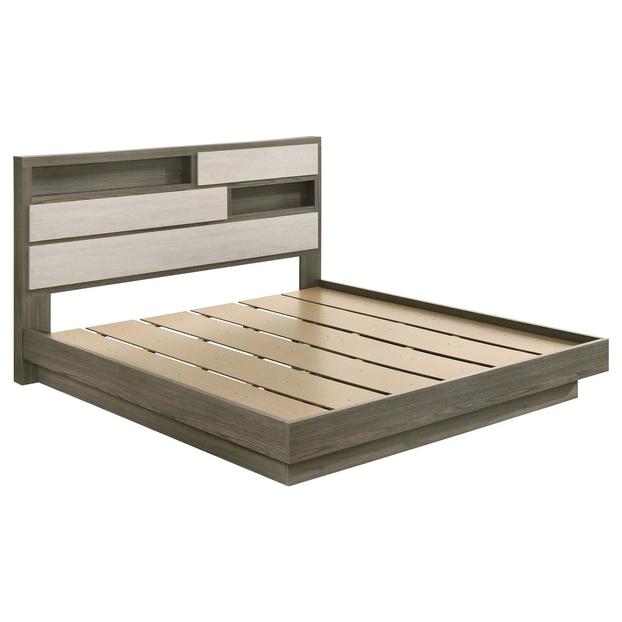 Fenwick 4-piece Eastern King Bedroom Set Grey Oak by Unique Piece Furniture