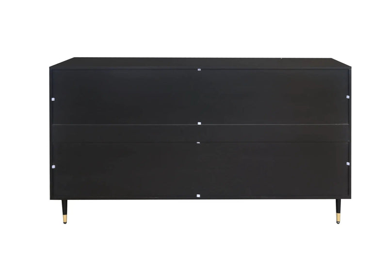 Accent Cabinet Lacquered Wooden Cabinet With 4 Glass Doors Sideboard Buffet Server Cabinet Storage Cabinet, For Living Room, Entryway, Hallway, Office, Kitchen And Dining Room by HouseOfZazla