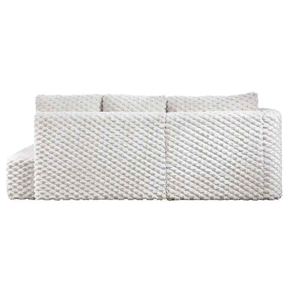 Manya - Sectional Sofa - Ivory Corduroy by Unique Piece Furniture