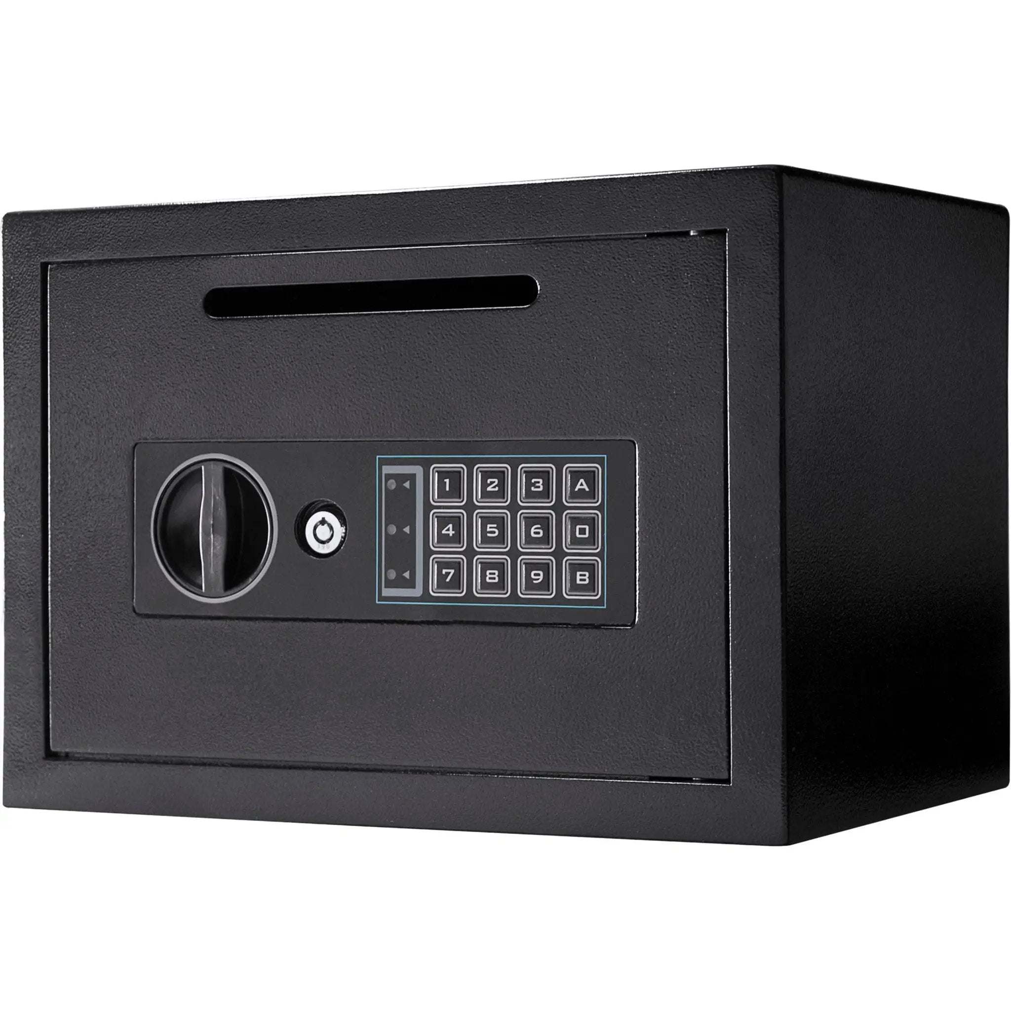 Compact Keypad Depository Safe - Black by HouseOfZazla