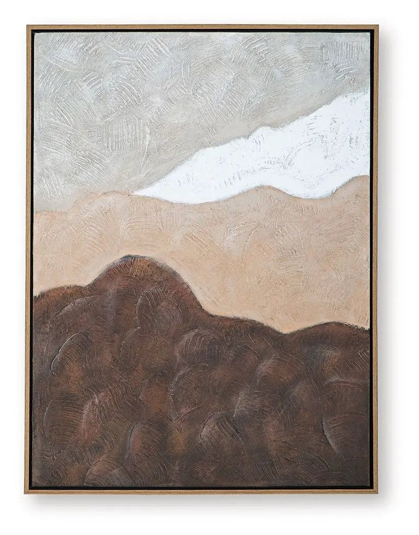 Fanthorne - Wall Art - Tan / Brown / White by Unique Piece Furniture