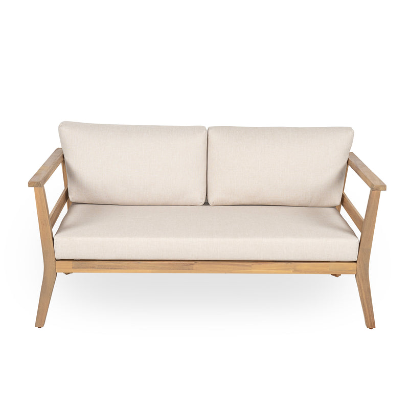 Acacia Outdoor Loveseat & Coffee Table Set, photo 4 of 10